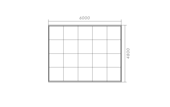 Подиум 500х4800х6000