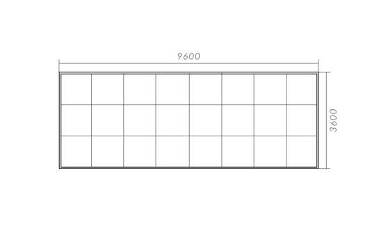 Сценический сборный подиум 9600×3600